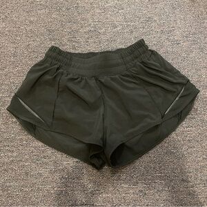 Lululemon Athletica Black Hotty Hot Shorts